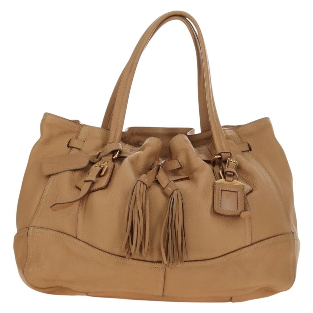Prada Saffiano Galleria Tote Bag Beige